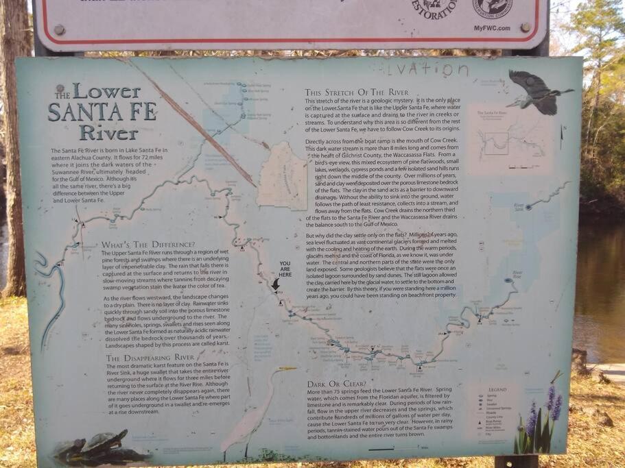 Huck'S Hideaway Near The Santa Fe River Fort White Εξωτερικό φωτογραφία